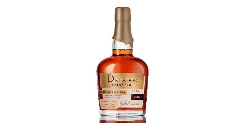 Dictador Episodio I Sherry Cask 2005 44% front.jpg
