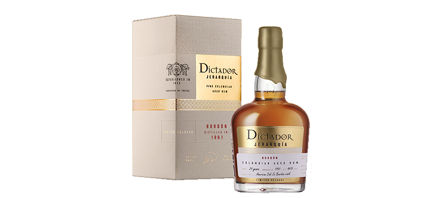 Dictador Jerarquia BORBON 29YO 41vol GB plus bottle.jpg