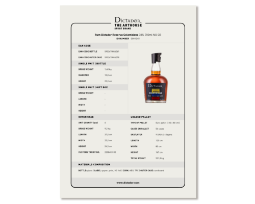 Product Card ESSENTIALS Reserva Colombiana 38% NO GB