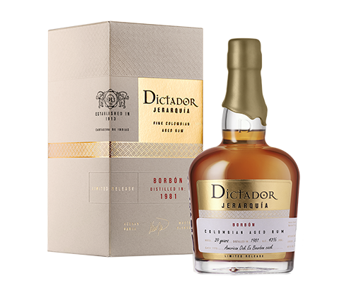 Dictador Jerarquia BORBON 39YO 43vol GB plus bottle.png