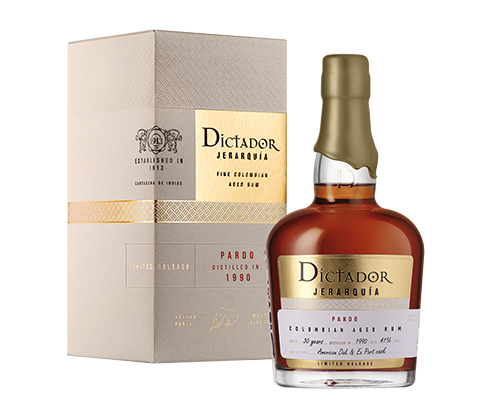 Dictador Jerarquia PARDO 30YO 41vol GB plus bottle.png