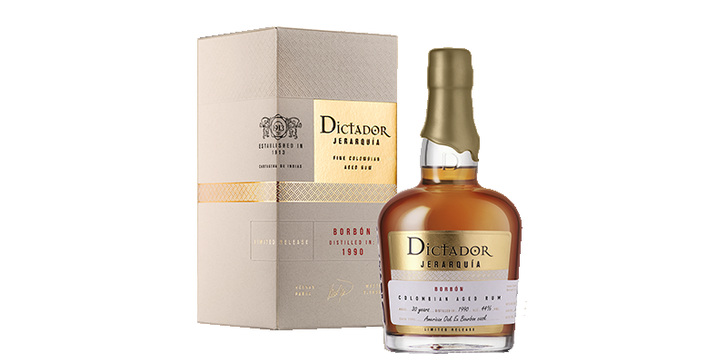 Dictador Jerarquia BORBON 30YO 44vol GB plus bottle.png
