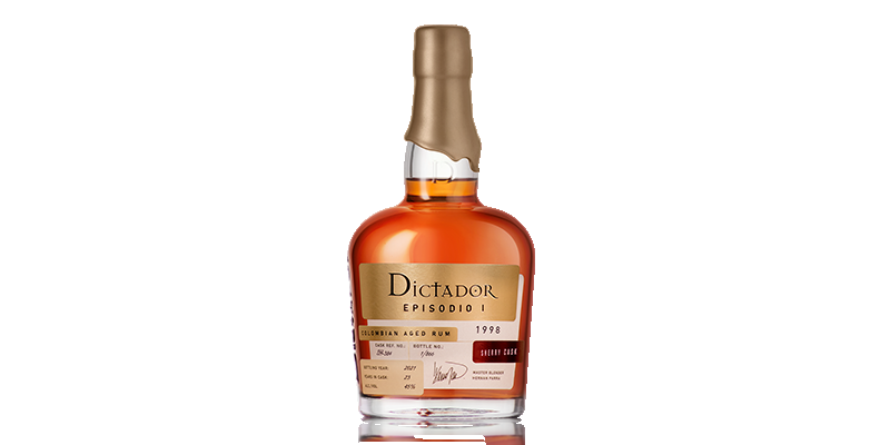 Dictador Episodio I Sherry Cask 1998 45% front.png
